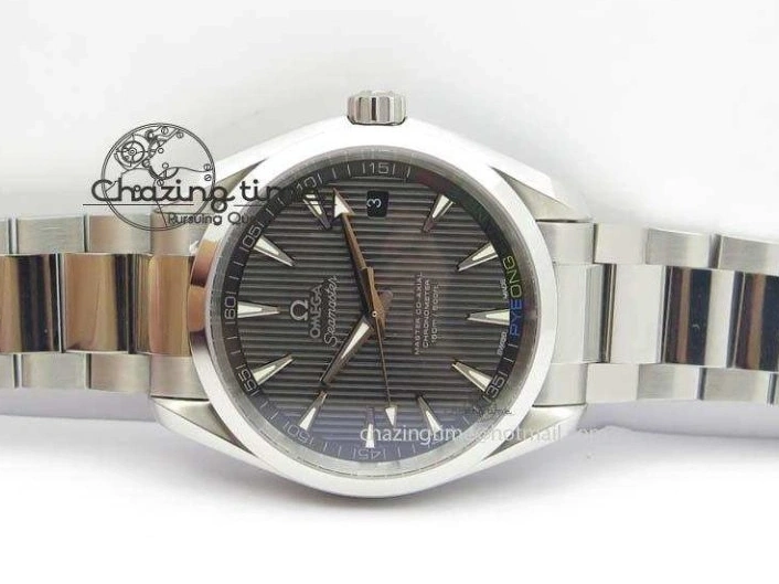 0303 Versatile Aqua Terra ‘PyeongChang 2018’ JHF Best Edition Black Dial On SS Bracelet A 8204